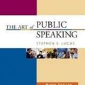 Cover Art for 9780071134644, The Art of Public Speaking by STEPHEN E LUCAS