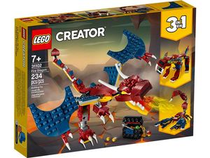 Cover Art for 5702016616286, Fire Dragon Set 31102 by LEGO