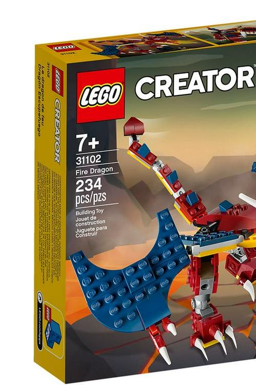 Cover Art for 5702016616286, Fire Dragon Set 31102 by LEGO