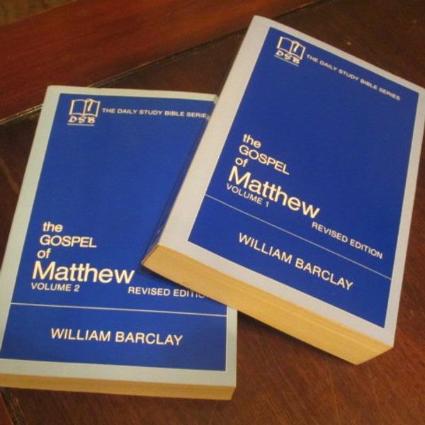 Cover Art for B003G94HPQ, William Barclay The Gospel of Matthew 2 Volume set by 