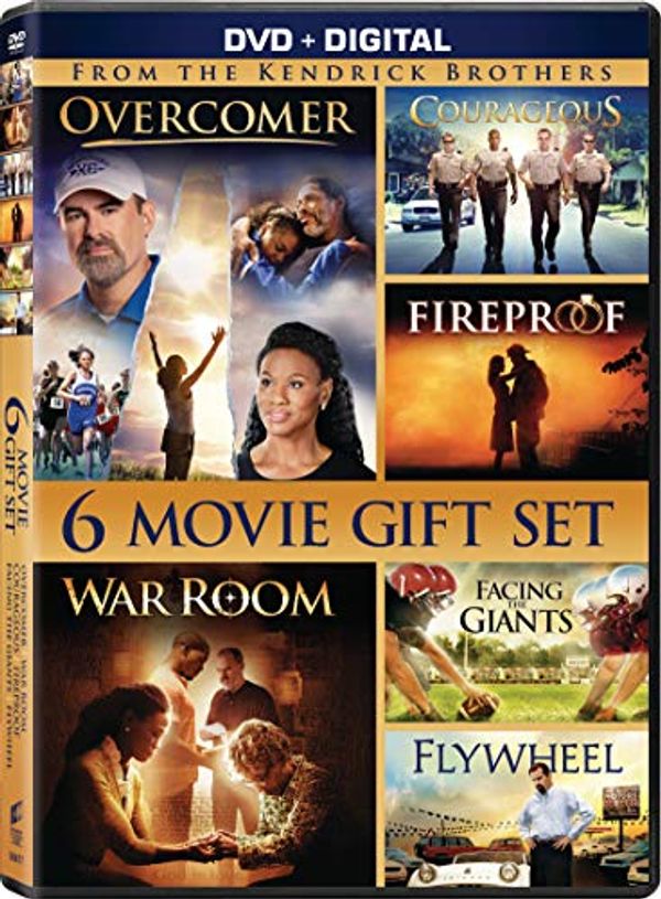 Cover Art for 0043396564770, 6 Movie Set Kendrick Brothers DVD Overcomer Courageous War Room Fireproof by 