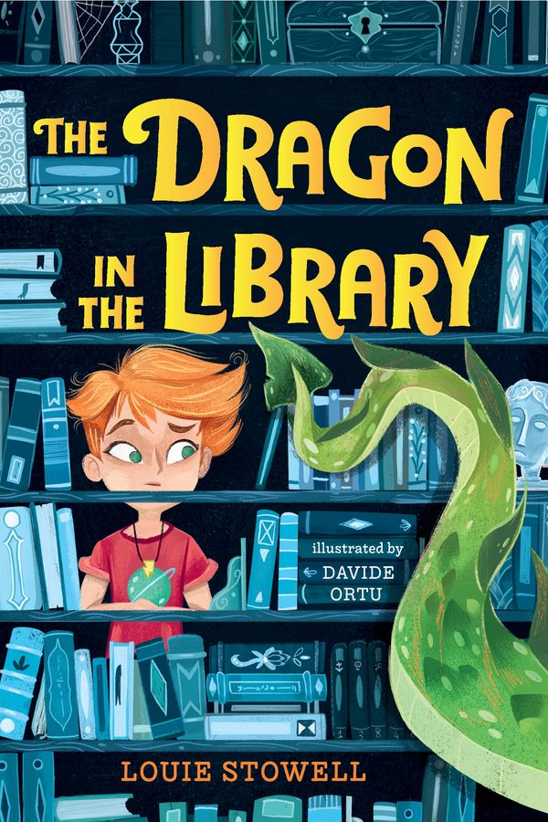 Cover Art for 9781536214932, The Dragon in the Library by Louie Stowell