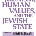 Cover Art for 9780674487765, Judaism, Human Values and the Jewish State by Yeshayahu Leibowitz