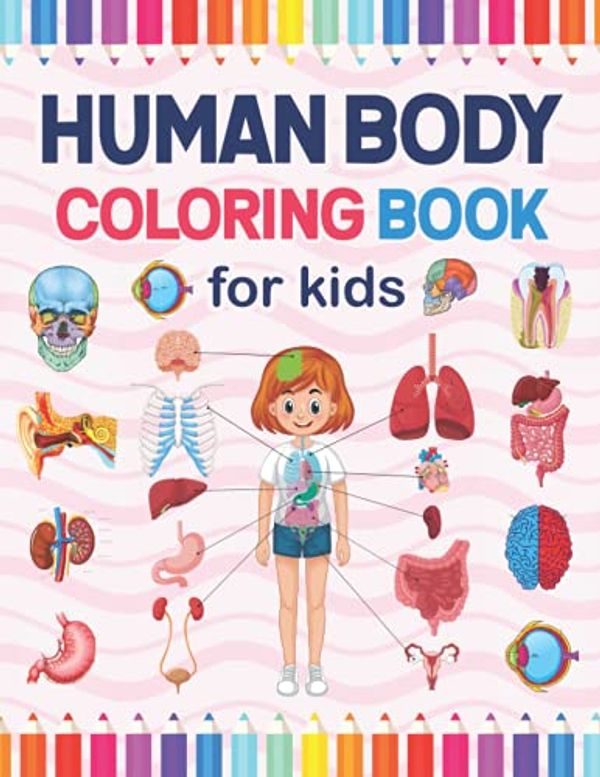 Human Body Coloring Book For Kids Human Body Parts and Human Anatomy