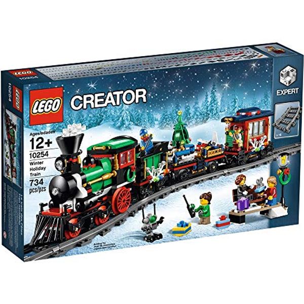 Cover Art for 0673419247009, LEGO Creator Expert Winter Holiday Train 10254 Christmas Train Set with Full Circle Train Track, Locomotive, and Spinning Christmas Tree Toy (734 Pieces) by LEGO