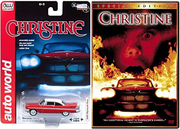 Cover Art for 0720780797456, Stephen King Christine DVD John Carpenter + Christine 1958 Plymouth Fury Replica model car Horror Movie special edition set by Unknown
