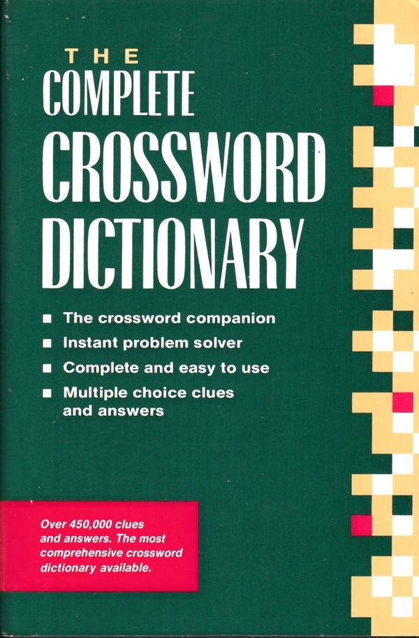 The Complete Crossword Dictionary: Price Comparison on Booko
