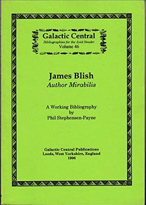 Cover Art for 9781871133462, James Blish by Stephensen-Payne, Phil