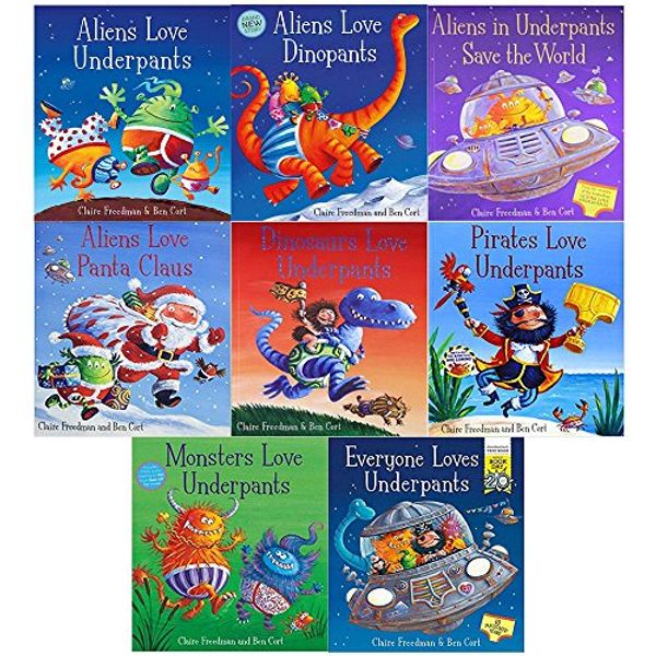 Cover Art for 9789123637003, aliens love underpants collection 8 books set by claire freedman (aliens love underpants, dinopants, save the world, panta claus, dinosaurs love, pirates love, monsters love, a world book day book) by Claire Freedman