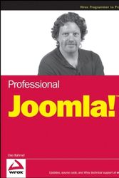 Cover Art for 9780470133941, Professional Joomla! by Dan Rahmel