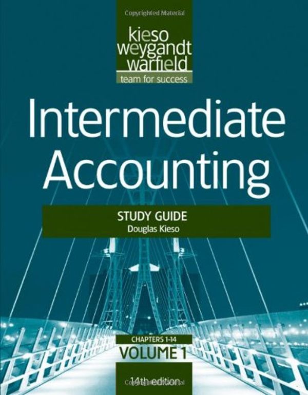 Cover Art for 9781118014493, Study Guide to Accompany Intermediate Accounting 14r.ed: v. 1 by Donald E. Kieso