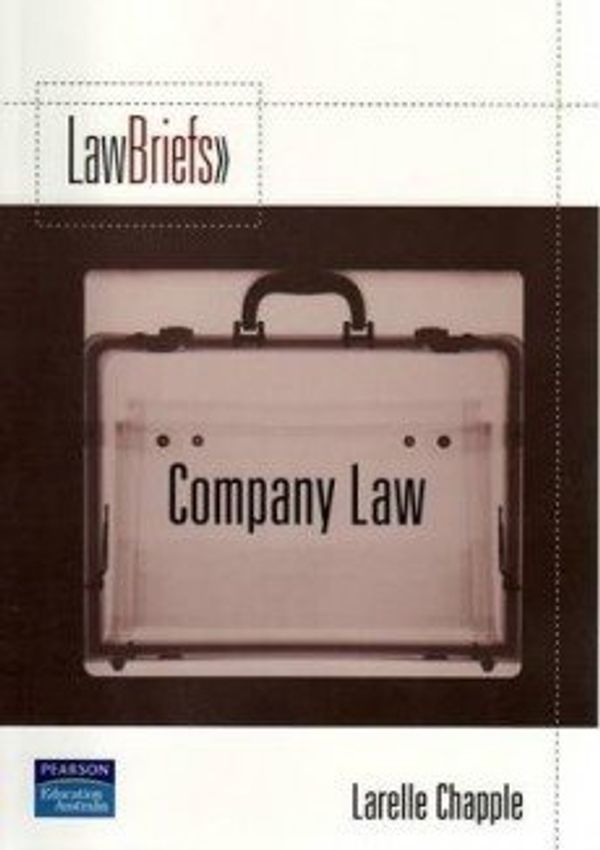 Cover Art for 9781442501317, Company Law by Larelle Chapple