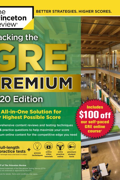 Cover Art for 9780525568049, Cracking the GRE Premium Edition with 6 Practice Tests, 2020 (Graduate School Test Preparation) by Princeton Review