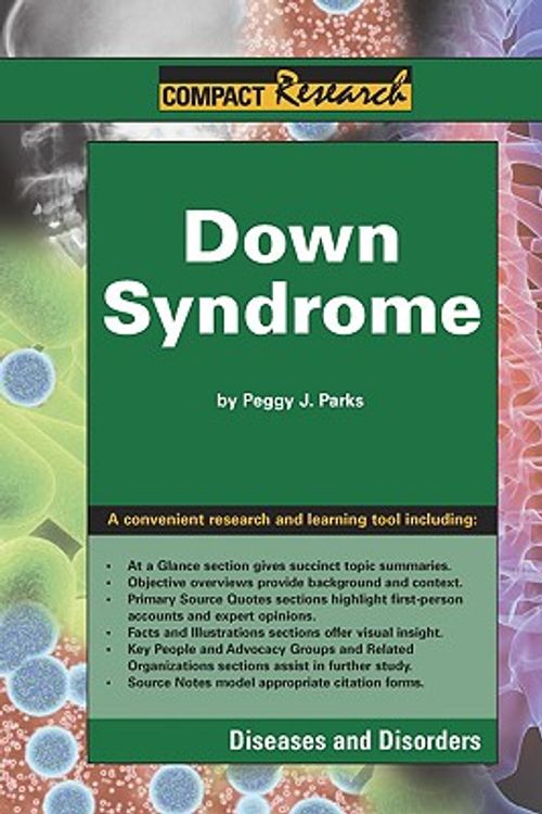 Cover Art for 9781601520654, Down Syndrome by Peggy J Parks