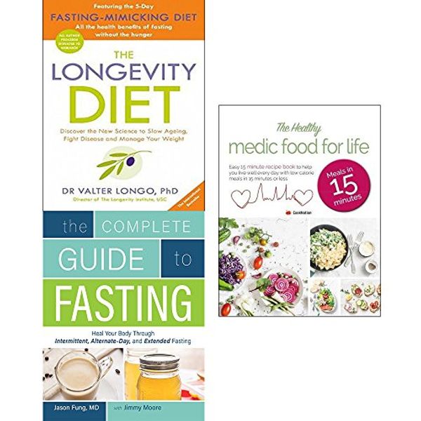 Cover Art for 9789123672196, Longevity diet, complete guide to fasting and healthy medic food for life 3 books collection set by Dr. Valter Longo, Jimmy Moore Jason Fung, CookNation