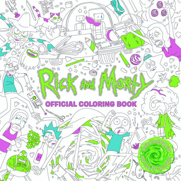 Cover Art for 9781785655623, Rick and MortyThe Coloring Book by Titan Books