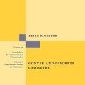 Cover Art for 9783540711322, Convex and Discrete Geometry by Peter M. Gruber
