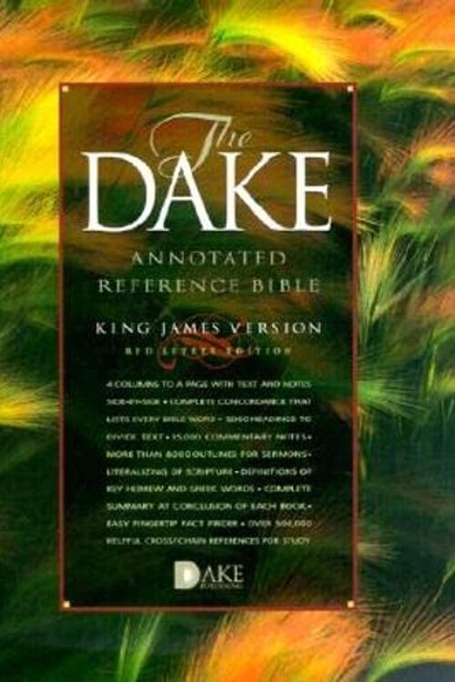 Cover Art for 9781558290693, Dake Annotated Reference Bible-KJV by Dake Publishers