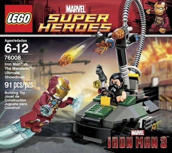 Cover Art for 5702015031820, Iron Man vs. The Mandarin: Ultimate Showdown Set 76008 by Lego