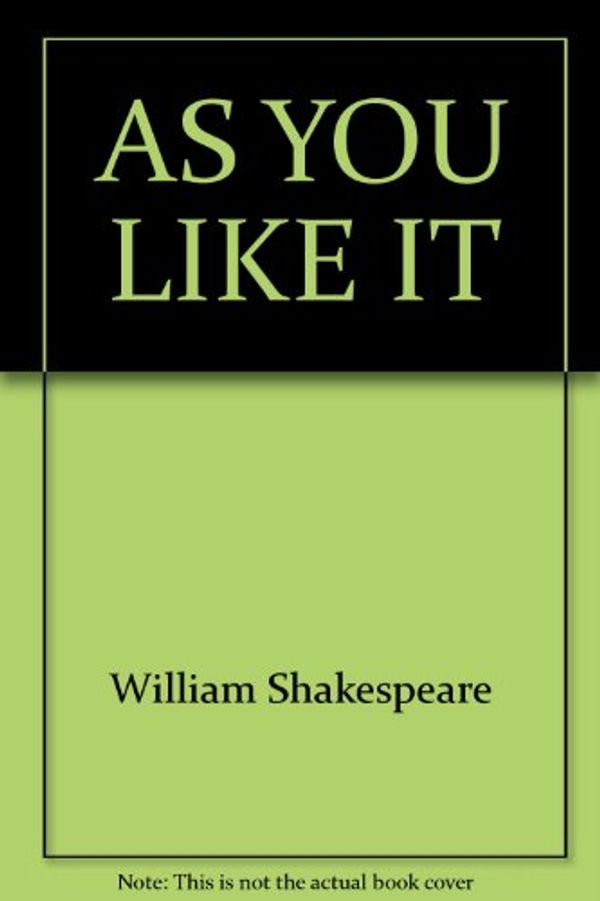 Cover Art for 9780671531447, As You Like It by William Shakespeare
