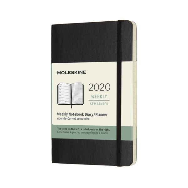 Cover Art for 8058647628912, Moleskine 2020 Weekly Planner, 12m, Pocket, Black, Soft Cover (3.5 X 5.5) by Moleskine