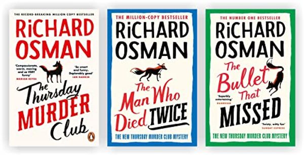 Cover Art for B0BFLCKB2N, The Thursday Murder Club Mystery Series 1-3 books [The Thursday Murder Club; The Man Who Died Twice; & The Bullet That Missed] by Richard Osman