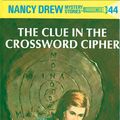 Cover Art for 9780448095448, Nancy Drew 44: The Clue in the Crossword Cipher by Carolyn Keene