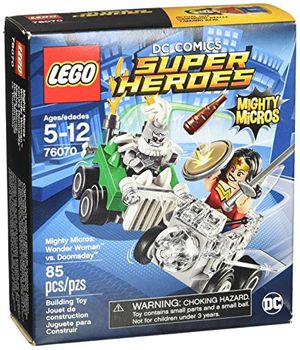 Cover Art for 0673419267267, Mighty Micros: Wonder Woman vs. Doomsday Set 76070 by LEGO