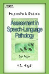Cover Art for 9781418014957, Hegde’s Pocketguide to Assessment in Speech-Language Pathology by M.N. Hegde