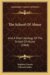 Cover Art for 9781167175435, The School of Abuse by Stephen Gosson