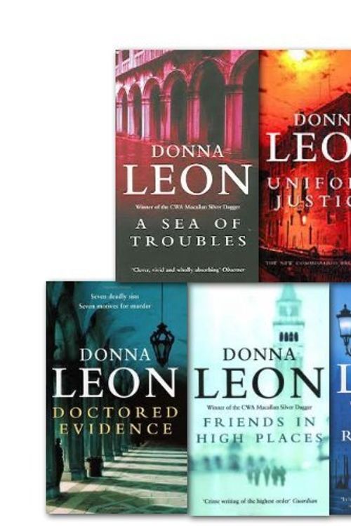 Cover Art for 9783200305304, Donna Leon Brunetti Collection 5 Books Set, (A Sea of Troubles, Uniform justice, Friends in High Places, Doctored Evidence, Fatal Remedies) by Donna Leon