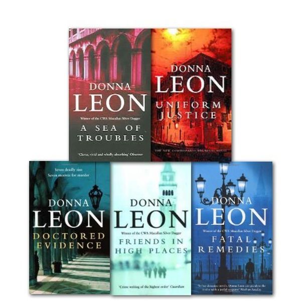 Cover Art for 9783200305304, Donna Leon Brunetti Collection 5 Books Set, (A Sea of Troubles, Uniform justice, Friends in High Places, Doctored Evidence, Fatal Remedies) by Donna Leon