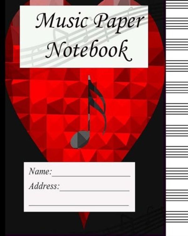 Cover Art for 9781530246243, Music Paper Notebook by Dustman Galaxy