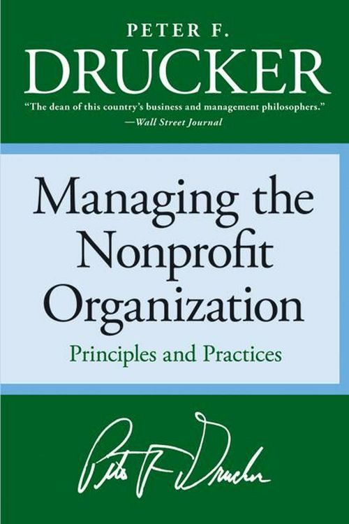 Cover Art for 9780060851149, Managing the Non-profit Organization by Peter F. Drucker