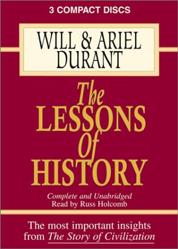Cover Art for 9781572702165, The Lessons of History by Ariel Durant