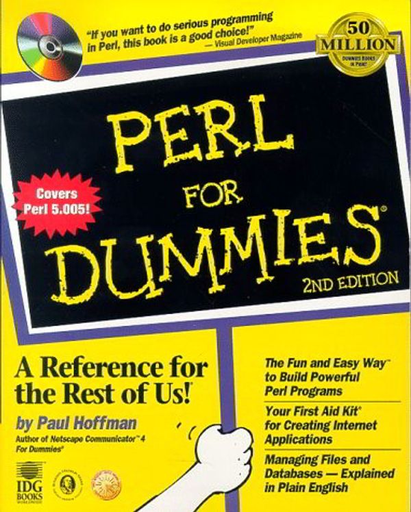 Cover Art for 9780764504600, Perl for Dummies by Paul Hoffman
