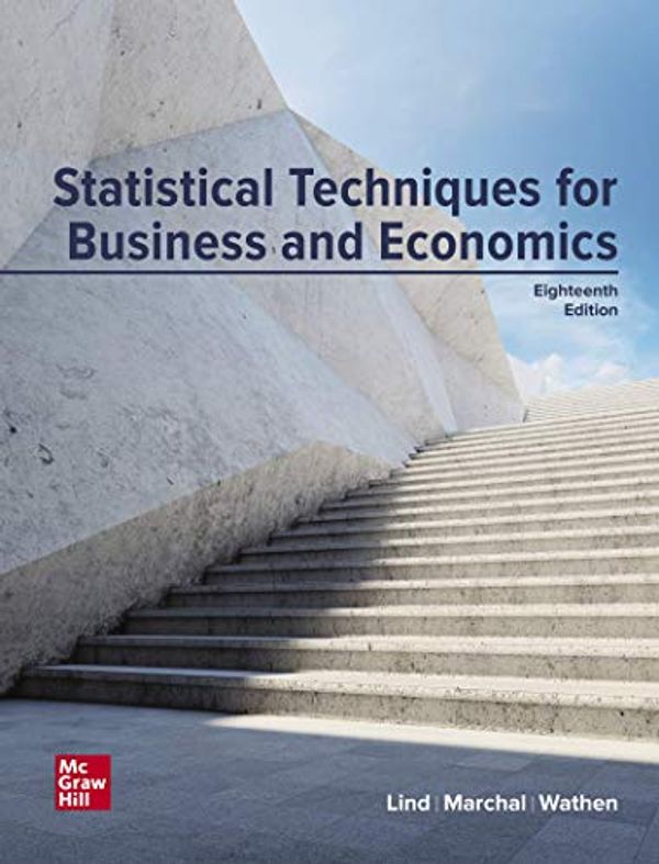 Cover Art for 9781260788730, Loose Leaf for Statistical Techniques in Business and Economics by William Marchal, Samuel Wathen, Douglas Lind