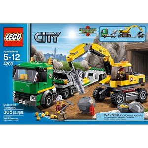 Cover Art for 0673419167611, Excavator Transporter Set 4203 by LEGO