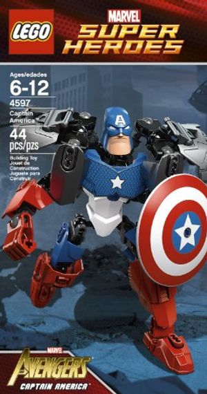 Cover Art for 0673419166607, Captain America Set 4597 by LEGO