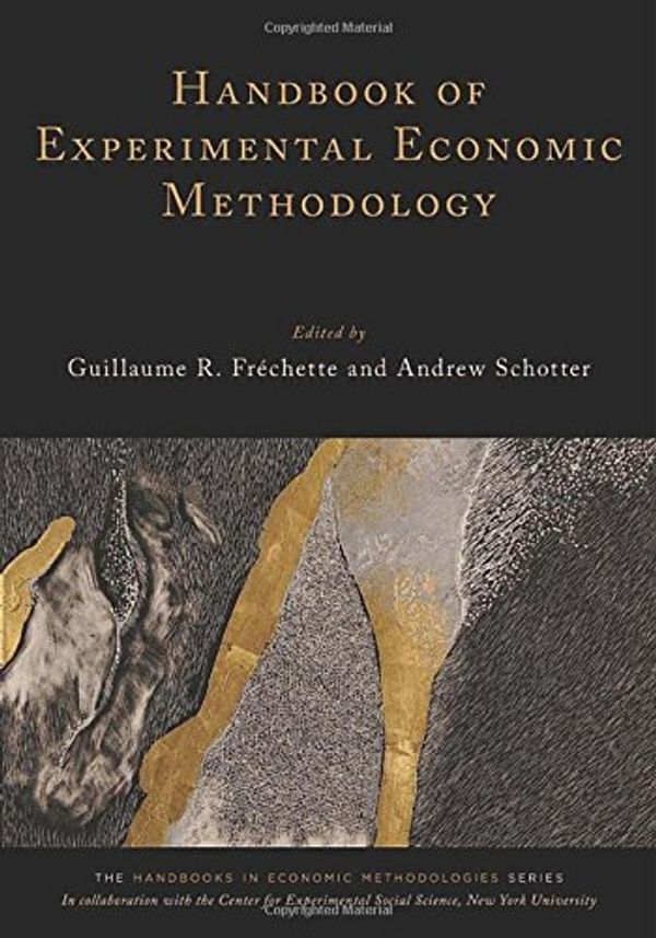 Cover Art for 9780195328325, Handbook of Experimental Economic Methodology (Handbooks of Economic Methodology) by 