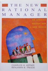 Cover Art for 9780971562714, The New Rational Manager by Charles Higgins Kepner, Benjamin B. Tregoe