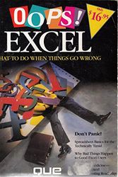 Cover Art for 9781565291690, Oops! Excel: What to Do When Things Go Wrong by Michael Miller