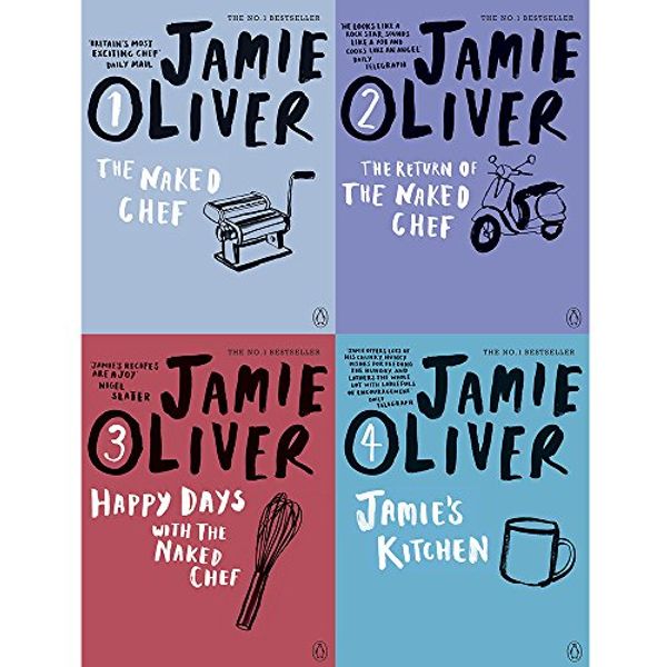 Cover Art for 9789123681587, Jamie oliver collection 4 books set (the naked chef, the return of the naked chef, happy days with the naked chef, jamie's kitchen) by Jamie Oliver