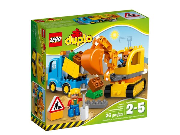 Cover Art for 5702015599399, Truck & Tracked Excavator Set 10812 by LEGO