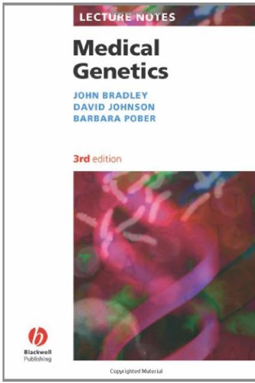 Cover Art for 9781405130035, Lecture Notes: Medical Genetics by John R. Bradley