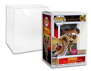 Cover Art for 0651174965277, Funko Pop Figure Simba The Lion King 2019 Flocked BoxLunch Exclusive Featuring Golden Groundhog Pop Protector by POP