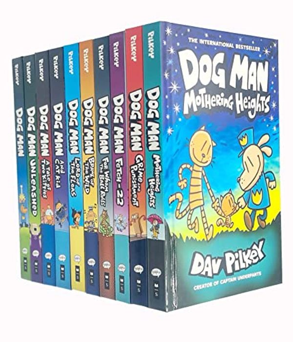 Cover Art for 9789124213367, Dog Man Series 1-10 Books Mega Collection Set By Dav Pilkey (Dog Man, Unleashed, A Tale of Two Kitties, Dog Man and Cat Kid, Lord of the Fleas & More) by Dav Pilkey