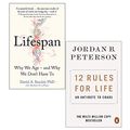 Cover Art for 9789123969029, Lifespan Why We Age and Why We Don’t Have To By Dr David A. Sinclair and 12 Rules for Life An Antidote to Chaos By Jordan B. Peterson 2 books Collection Set by Dr. David A. Sinclair, Jordan B. Peterson