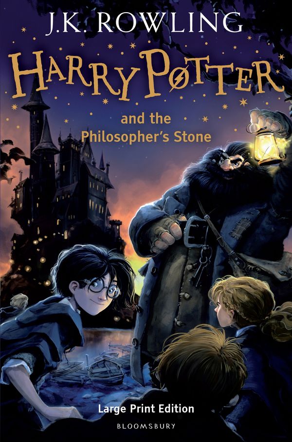 Cover Art for 9780747554561, Harry Potter & the Philosopher's Stone (Large Print Edition) by J. K. Rowling