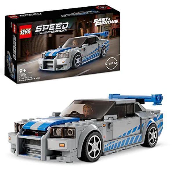 Cover Art for 5702017424217, LEGO® Speed Champions 2 Fast 2 Furious Nissan Skyline GT-R (R34) 76917 Building Toy Set; Racing Car Model for Ages 9+ (319 Pieces) by Unknown
